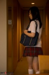 blouse bookbag girlz_high kneesocks mina_(ii) pleated_skirt school_uniform side-b_098 skirt rating:Safe score:1 user:nil!