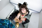 boots cleavage cosplay hairbow leotard mike reiuji_utsuho thigh_boots thighhighs touhou wings rating:Safe score:2 user:nil!
