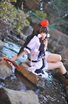 amatsuka_miyu blouse cosplay fan kneesocks pleated_skirt shameimaru_aya skirt tokin_hat touhou wings rating:Safe score:0 user:nil!