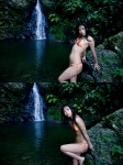 bikini fukasawa_yuuki greatest_dancer side-tie_bikini swimsuit waterfall wet rating:Safe score:0 user:nil!