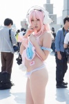 armbands babydoll cofi cosplay headphones nitro_super_sonic panties pink_eyes pink_hair super_soniko wristband rating:Safe score:1 user:pixymisa