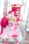 bloomers boots bow choker cosplay crown cuffs cure_happy dress hoshizora_miyuki mei_(ii) pink_hair rating:Safe score:0 user:pixymisa