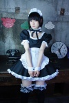 apron choker dress hairband iiniku_ushijima maid maid_uniform thighhighs zettai_ryouiki rating:Safe score:5 user:nil!