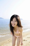 beach bikini cleavage hirata_kaoru ocean side-tie_bikini swimsuit ys_web_355 rating:Safe score:1 user:nil!