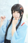 cosplay hairclip hakama kimono mochizuki_mai tagme_character tagme_series twin_braids rating:Safe score:1 user:nil!