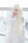 barasuishou cosplay detached_sleeves dress eyepatch hisui rozen_maiden white_hair rating:Safe score:0 user:nil!
