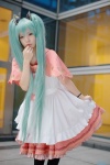 apron aqua_hair bad∞end∞night_(vocaloid) cosplay crinoline dress hatsune_miku kneesocks maitako shawl twintails vocaloid rating:Safe score:0 user:pixymisa