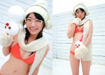 bikini cleavage ear_muffs enjoy_play glasses mittens scarf swimsuit tokito_ami tuque rating:Safe score:1 user:nil!