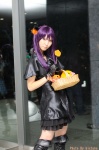 blouse boots cosplay gloves miniskirt original purple_hair rinami skirt rating:Safe score:0 user:nil!