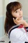 okasaki_shoko pleated_skirt ponytail rq-star_741 sailor_uniform school_uniform skirt rating:Safe score:0 user:nil!