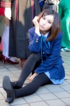 blazer blouse cosplay hair_clips hirasawa_yui k-on! nakamura_yuka pantyhose pleated_skirt school_uniform skirt rating:Safe score:1 user:nil!