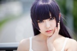 asae_ayato cosplay dress gokou_ruri ore_no_imouto_ga_konna_ni_kawaii_wake_ga_nai purple_eyes purple_hair rating:Safe score:1 user:pixymisa