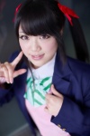 blazer blouse bowtie cardigan cosplay hairbows love_live!_school_idol_project pink_eyes twintails utateika-na yazawa_niko rating:Safe score:0 user:pixymisa