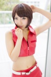 cosplay croptop kureha meiko miniskirt skirt tubetop vocaloid yellow_eyes rating:Safe score:0 user:pixymisa