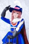 cape cosplay dragon_quest_ix elbow_gloves gloves harumi hat heroine_(dragon_quest) pink_hair sword uniform rating:Safe score:0 user:pixymisa
