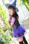 cosplay dress original riku_(iii) thighhighs tiered_skirt witch_hat zettai_ryouiki rating:Safe score:0 user:pixymisa