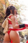 ass cosplay fan gauntlets hairbow kimono king_of_fighters kunoichi panties saku shiranui_mai sideboob thong wet rating:Safe score:2 user:nil!