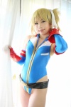 blonde_hair bodysuit cosplay fingerless_gloves gloves gundam gundam_0079_card_builder higurashi_rin reiko_holinger twintails rating:Safe score:1 user:nil!