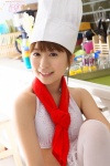 bikini_top chef_hat matsushita_rio miniskirt scarf see-through skirt swimsuit thighhighs rating:Safe score:0 user:nil!