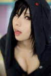 cosplay hoodie kanda_midori original rabbit_ears tongue rating:Questionable score:1 user:c0rtana