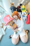 blouse cosplay nami_(one_piece) one_piece orange_hair pantyhose shiori twintails rating:Safe score:1 user:nil!