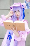 book bows cosplay dress hat maxazi-k patchouli_knowledge purple_hair ribbons touhou twintails rating:Safe score:0 user:pixymisa