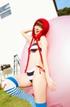 bikini hood shinoda_mariko side-tie_bikini swimsuit thighhighs vyj_107 rating:Safe score:1 user:nil!