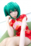 cosplay green_hair macross macross_frontier pantyhose qipao ranka_lee rinrinko twintails rating:Safe score:4 user:nil!
