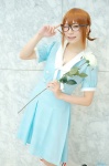 cosplay dress glasses hirasawa_yui kneesocks k-on! twin_braids yaya rating:Safe score:0 user:nil!