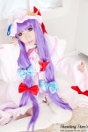 cosplay dress hat patchouli_knowledge purple_hair robe saku sweet_garden thighhighs touhou zettai_ryouiki rating:Safe score:0 user:nil!