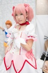 bows choker cosplay dress gloves kaname_madoka mimio pink_hair puella_magi_madoka_magica twintails rating:Safe score:0 user:pixymisa