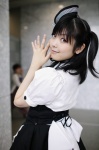 apron beret blouse corset cosplay kaieda_kae maid maid_in_angels maid_uniform miniskirt skirt rating:Safe score:0 user:nil!