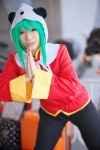 changpao cosplay green_hair gumi panda_hat riku trousers vocaloid rating:Safe score:0 user:nil!