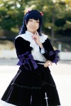 bows cosplay dress gokou_ruri hairband ore_no_imouto_ga_konna_ni_kawaii_wake_ga_nai pink_eyes purple_hair scarf_tie takanashi_maui rating:Safe score:0 user:pixymisa