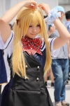 blonde_hair blouse bowtie cosplay enako grisaia_no_kajitsu jumper matsushima_michiru school_uniform twintails rating:Safe score:1 user:pixymisa
