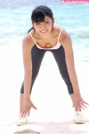 beach camisole cleavage leggings nagai_rina ocean ponytail rating:Explicit score:3 user:nil!