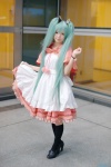 apron aqua_hair bad∞end∞night_(vocaloid) cosplay crinoline dress hatsune_miku kneesocks maitako shawl twintails vocaloid rating:Safe score:0 user:pixymisa