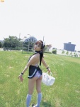 apron ass bikini_top costume fukunaga_china hairband kneesocks shorts swimsuit rating:Safe score:4 user:nil!
