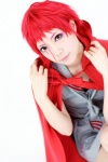 cape cosplay ibara pleated_skirt red_hair ruiko school_uniform skirt zone-00 rating:Safe score:0 user:pixymisa