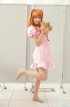 cosplay dress neon_genesis_evangelion orange_hair pantyhose soryu_asuka_langley stuffed_animal teddy_bear twintails zero_inch rating:Safe score:4 user:nil!