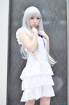 ano_hi_mita_hana_no_namae_wo_bokutachi_wa_mada_shiranai cosplay dress honma_meiko shigu silver_hair rating:Safe score:0 user:nil!