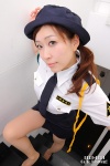 blouse cosplay haruki hat miniskirt original pantyhose police_uniform policewoman ponytail skirt tie rating:Safe score:1 user:nil!