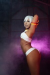 bikini cosplay dancing_elena elena non_(ii) street_fighter swimsuit white_hair rating:Safe score:0 user:nil!