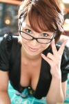 ayumi_(ii) cleavage croptop dgc_0554 glasses miniskirt skirt rating:Safe score:0 user:nil!