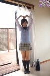 blouse kneesocks pleated_skirt school_uniform skirt sweater_vest yagyu_ageha rating:Safe score:0 user:nil!