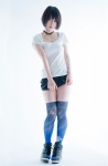 iiniku_ushijima miniskirt skirt skirt_lift thighhighs tshirt zettai_ryouiki rating:Safe score:6 user:nil!