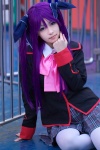 cosplay little_busters! merino_moko purple_hair sasasegawa_sasami school_uniform twintails rating:Safe score:1 user:xkaras