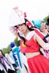 blouse cosplay detached_sleeves hairbow hakurei_reimu makiron miko skirt touhou rating:Safe score:0 user:pixymisa