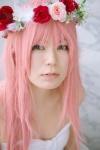 cosplay dress eco headband just_be_friends_(vocaloid) megurine_luka pink_hair vocaloid rating:Safe score:0 user:nil!