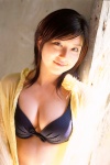 bikini_top blouse cleavage kojima_yurie open_clothes swimsuit rating:Safe score:0 user:nil!